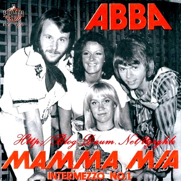 Pochette de « Mamma Mia » d'Abba
